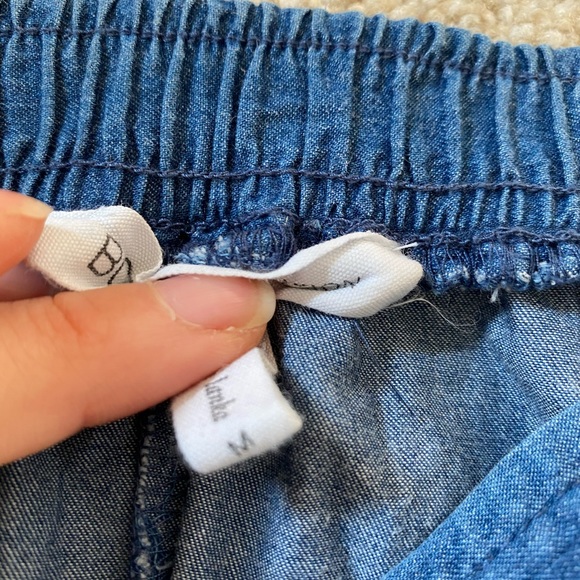 BCBGeneration Denim Faux Wrap Skirt - Picture 5 of 6